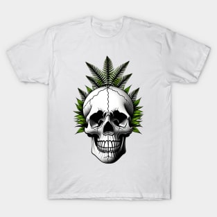 skull with plant T-Shirt